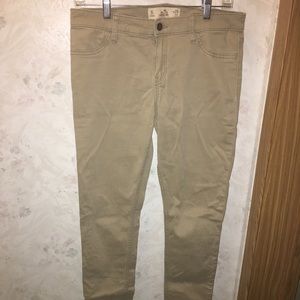 Hollister khaki skinny jeans